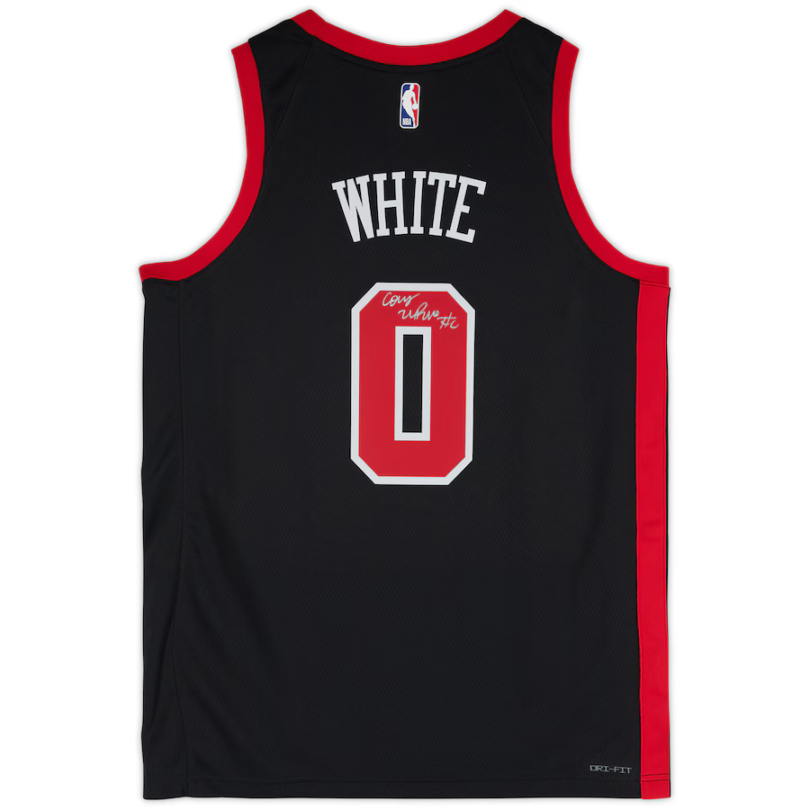 Coby White Chicago Bulls Autographed Nike 2023-24 City Edition Swingman Jersey