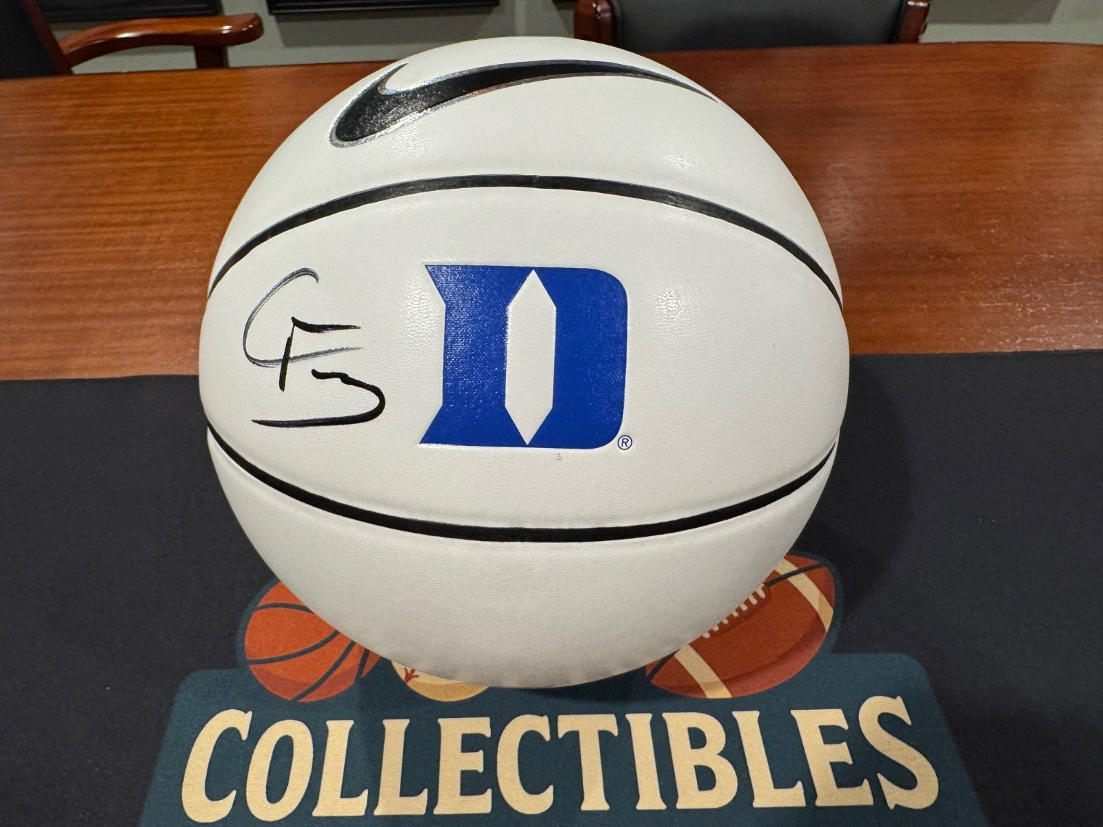 Cooper Flagg Signed Duke Nike Official Basketball Fanatics Authenticated