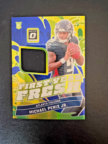 2024 Donruss Optic Michael Penix Jr. First Year Fresh Patch #FYF-MPJ Falcons RC