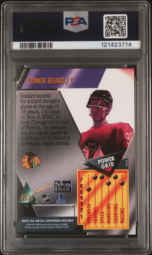 2023-24 Skybox Metal Universe 2013 Retro Connor Bedard RC RARE LOW POP PSA 8