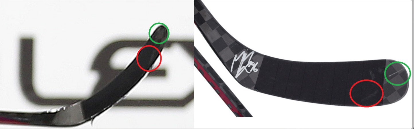 Mikko Rantanen Game Used 40th Goal Signed Stick Fanatics Player Verified