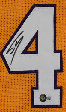 Shaquille O'Neal Signed Lakers Vintage Custom Jersey w/ Beckett Authentication