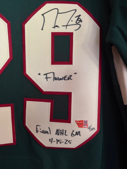 Marc-André Fleury Final NHL Game Signed & Inscribed Jersey – “Flower” – 4/10/25