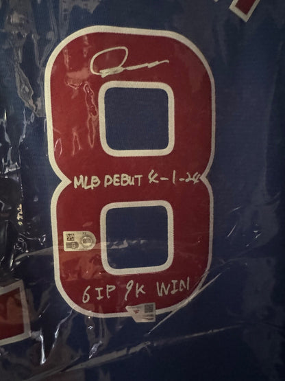 Shota Imanaga MLB Debut Chicago Cubs Autographed Nike Replica Jersey - Fanatics