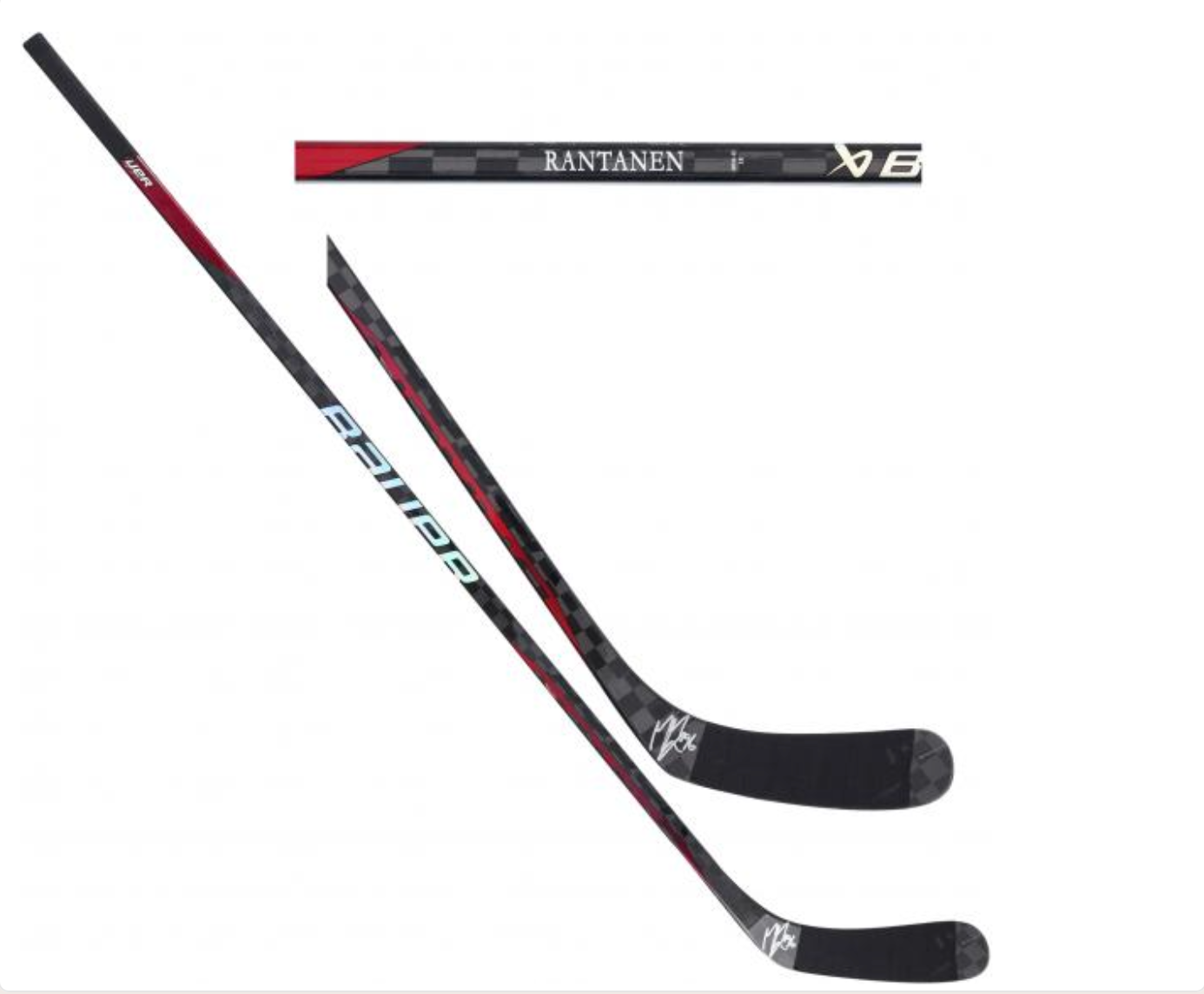 Mikko Rantanen Game Used 40th Goal Signed Stick Fanatics Player Verified