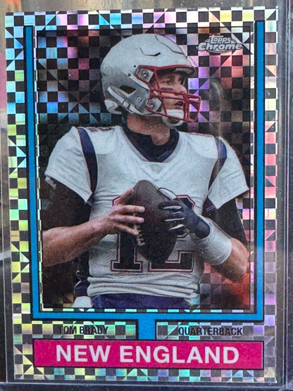 2024 Topps Chrome Football Tom Brady 1974 X-Fractor Retro