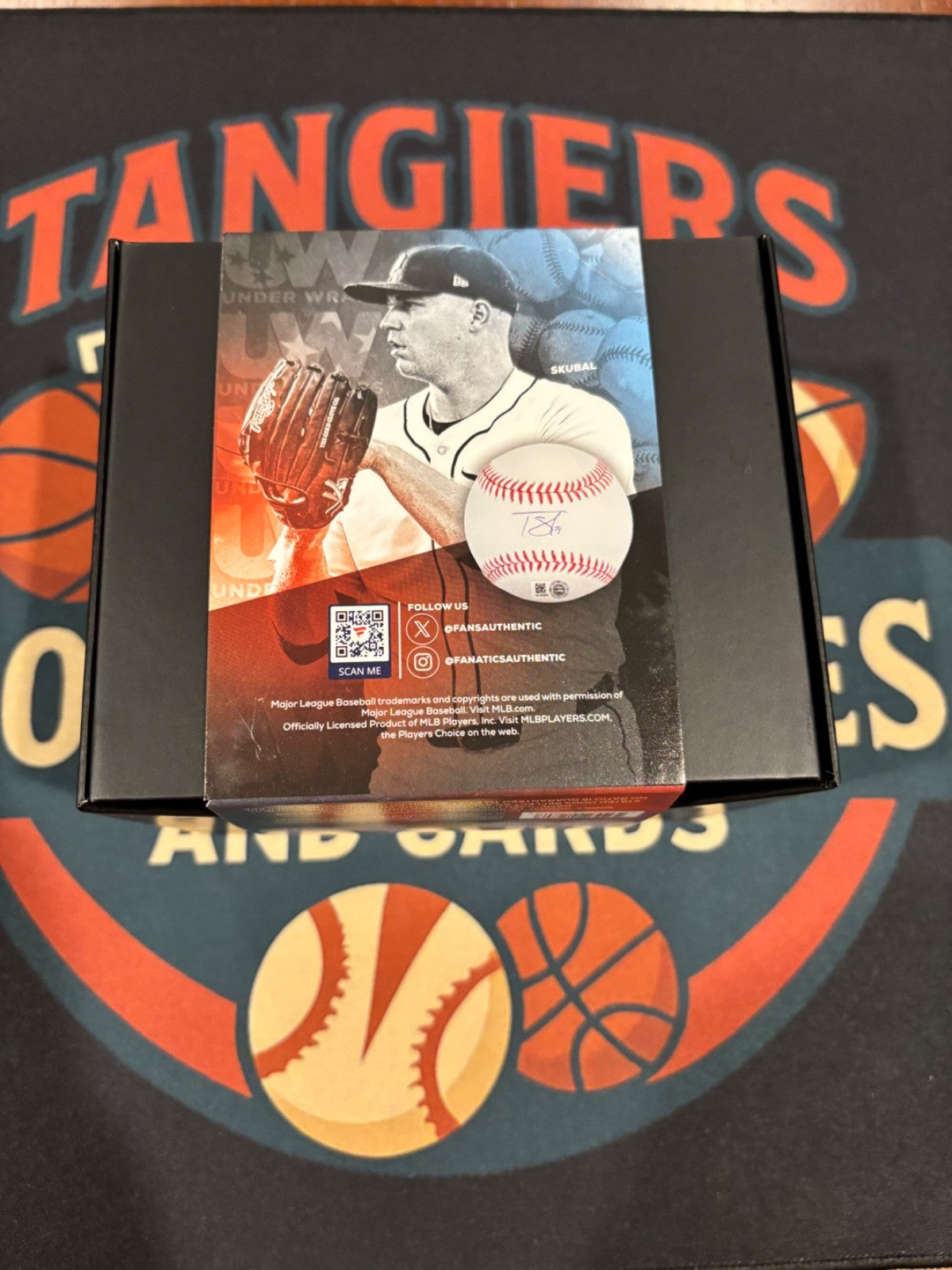 2025 Fanatics Under Wraps Guardians TANNER BIBEE Signed Auto Baseball w/COA