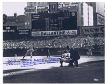Don Larsen Yankees Signed 16x20 Perfect Game Photo & Box Score Stats Inscribed