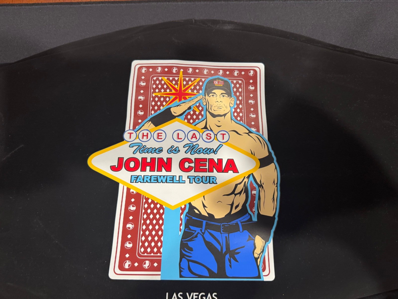 John Cena WWE Signed Farewell Wrestlemania Championship Belt Fanatics Auto /25