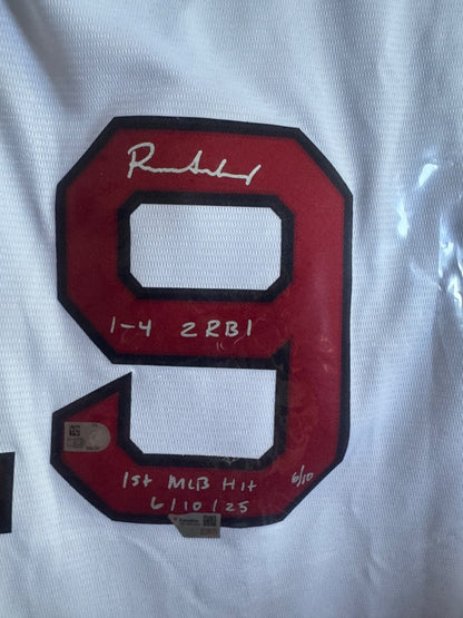 Roman Anthony Signed Debut Jersey – Inscribed and Limited to 10 - Boston Red Sox