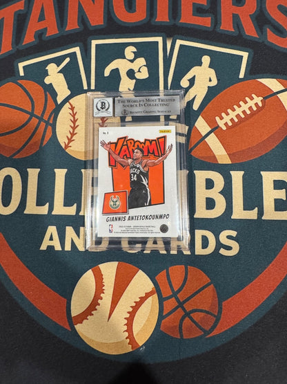 Giannis Antetokounmpo Autographed 2022 Crown Royale Kaboom! – Beckett Auto 10