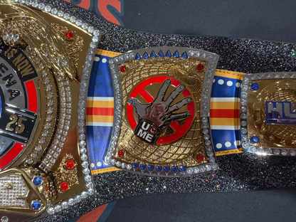 John Cena WWE Signed Farewell Wrestlemania Championship Belt Fanatics Auto /25