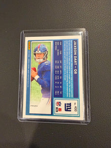 2025 Donruss - Rated Rookie Jaxson Dart #400 Optic Preview Red Pandora RC Giants