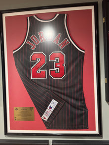 Michael Jordan Signed 72–10 Bulls Jersey – LE of 72 – UDA Original Frame + PSA Authenticated