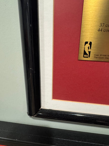 Michael Jordan Signed 72–10 Bulls Jersey – LE of 72 – UDA Original Frame + PSA Authenticated