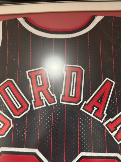 Michael Jordan Signed 72–10 Bulls Jersey – LE of 72 – UDA Original Frame + PSA Authenticated
